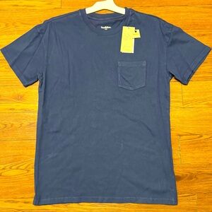 NWT 100% cotton v neck gray short sleeve Tshirt Goodfellow lounge workout men’s